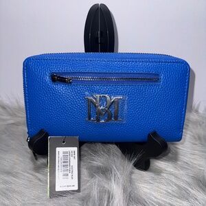 Badgley Mischka Blue Long Wallet~NWT